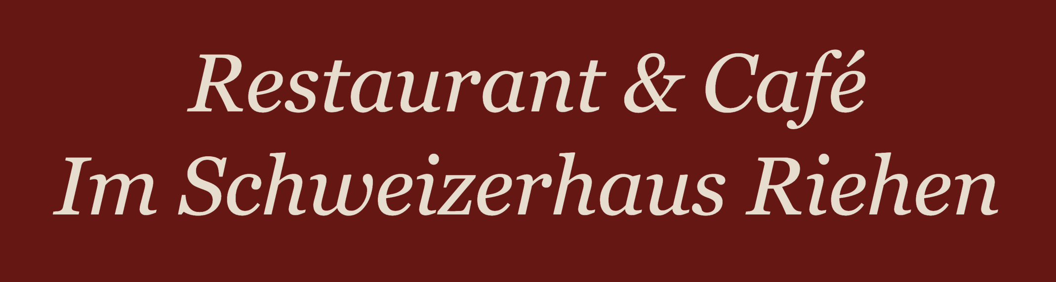 Logo Restaurant im Schweizerhaus
