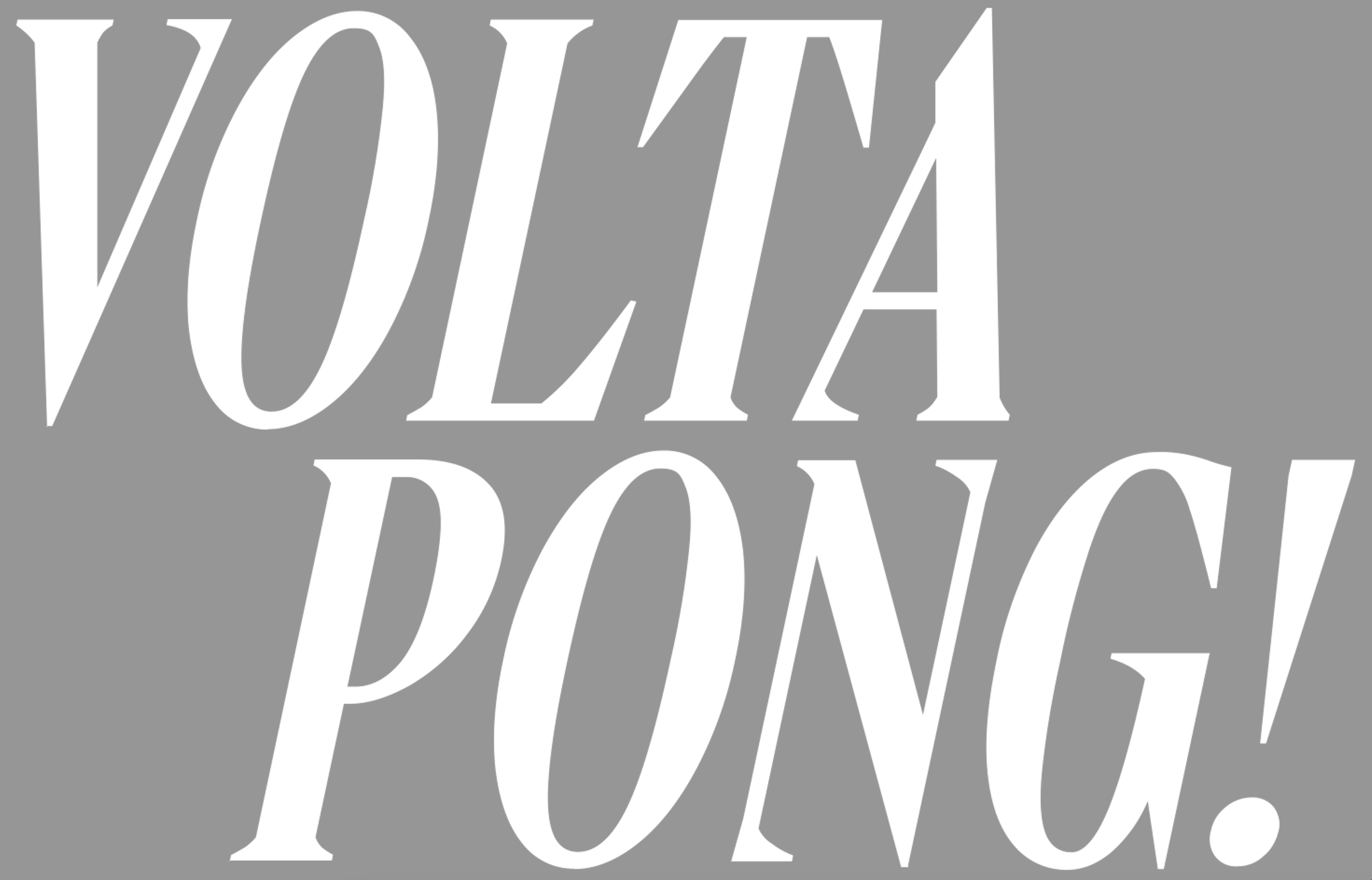 Logo Volta Pong